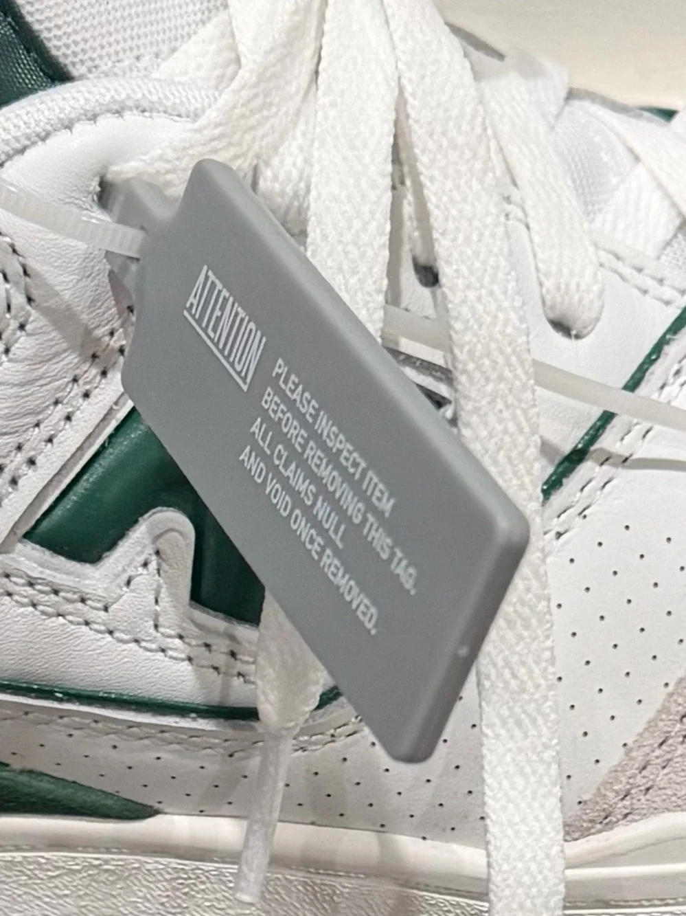 New Balance 550 Men's White & Green Leather Sneakers
